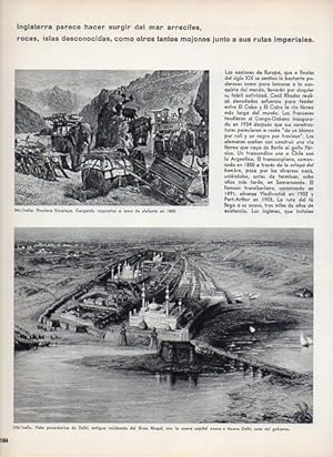 Bild des Verkufers fr LAMINA V11410: Vista panoramica de Delhi en India y frontera himalaya en 1885 zum Verkauf von EL BOLETIN