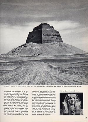 Bild des Verkufers fr LAMINA V11328: Piramide de Medum, Egipto zum Verkauf von EL BOLETIN