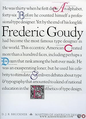 Seller image for Frederic Goudy. for sale by Emile Kerssemakers ILAB