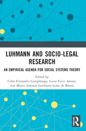 Seller image for Luhmann and Socio-Legal Research : An Empirical Agenda for Social Systems Theory for sale by AHA-BUCH GmbH