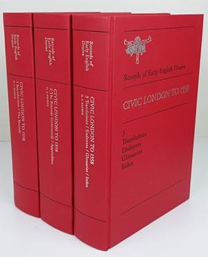 Civic London to 1558 [3 Volume Set]