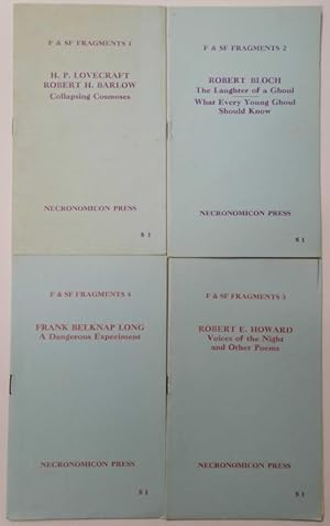 Image du vendeur pour F & SF Fragments Set (No. 1 - 4) by H.P. Lovecraft (Limited Edition) mis en vente par Heartwood Books and Art