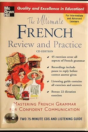Seller image for The Ultimate French Review and Practice (Book w/2CD's) (UItimate Review & Reference Series) for sale by Mad Hatter Bookstore