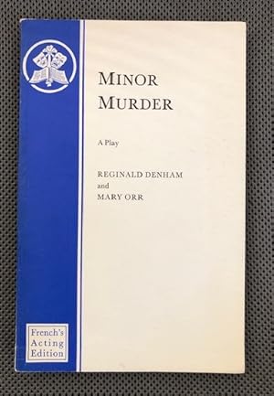 Bild des Verkufers fr Minor Murder A Play zum Verkauf von The Groaning Board