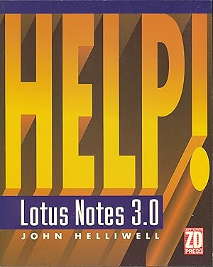 Image du vendeur pour HELP! Lotus Notes 3.0 mis en vente par PJK Books and Such