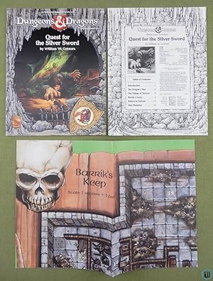 Bild des Verkufers fr Quest for the Silver Sword (Dungeons and Dragons) - NO STAND-UPS / BACK COVER zum Verkauf von Wayne's Books