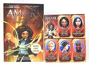 Seller image for Amari and the Great Game SIGNED FIRST EDITION WITH CHARACTER CARDS for sale by Underground Books, ABAA