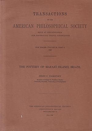 The pottery of Marajó Island, Brazil (= Transactions of the American Philosophical Society, New S...