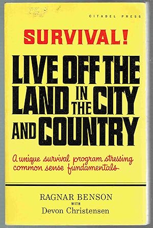 Immagine del venditore per Survival! Live off the Land in the City and Country venduto da Hyde Brothers, Booksellers