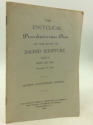 Seller image for THE ENCYCLICAL PROVIDENTISSIMUS DEUS: On the Study of Sacred Scripture for sale by Kubik Fine Books Ltd., ABAA