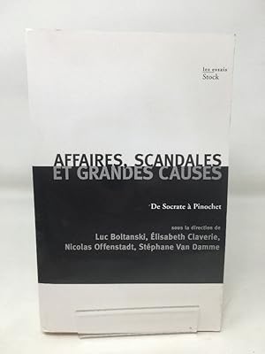Seller image for Affaires, scandales et grandes causes.: De Socrate  Pinochet for sale by Cambridge Recycled Books