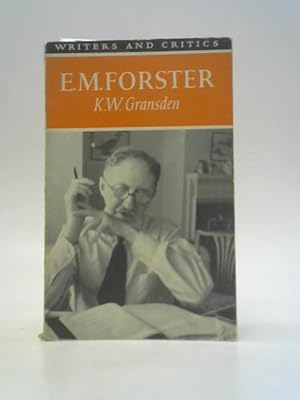 Imagen del vendedor de E.M.Forster (Writers and Critics Series) a la venta por World of Rare Books