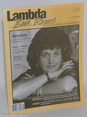 Seller image for Lambda Book Report: a review of contemporary gay & lesbian literature vol. 7, #3, Oct. 1998: Herstory: Carol Queen interviews Joan Nestle for sale by Bolerium Books Inc.