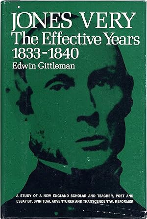 Jones Very: The Effective Years, 1833-1840