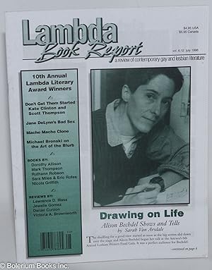 Imagen del vendedor de Lambda Book Report: a review of contemporary gay & lesbian literature vol. 6, #12, July 1998: Drawing On Life: Alison Bechdel interview a la venta por Bolerium Books Inc.