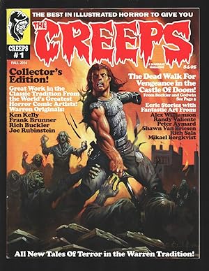 Image du vendeur pour Creeps #1 2014-Warrant-1st issue-Horror art by Ken Kelly-Frank Brunnar-Rich Buckler-Joe Randolph-VF/NM mis en vente par DTA Collectibles