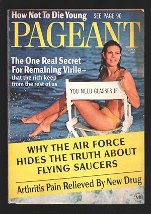 Seller image for Pageant 7/1966-Flying Saucers-Air Force Hush-up-Cheesecake pix-VG for sale by DTA Collectibles