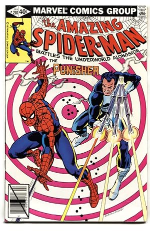 AMAZING SPIDER-MAN #201 -- comic book -- 1980 -- PUNISHER -- MARVEL -- VF