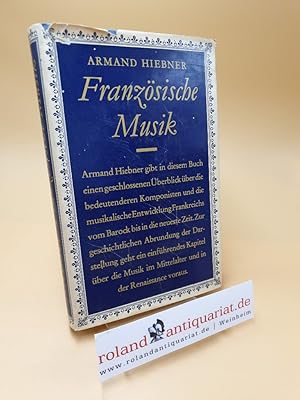 Seller image for Franzsische Musik for sale by Roland Antiquariat UG haftungsbeschrnkt