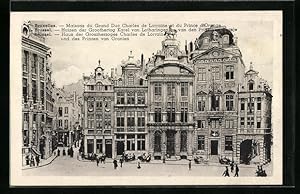 Bild des Verkufers fr Ansichtskarte Brssel / Bruxelles, Haus des Grossherzoges Charles de Lorraine und des Prinzen von Oranien zum Verkauf von Bartko-Reher