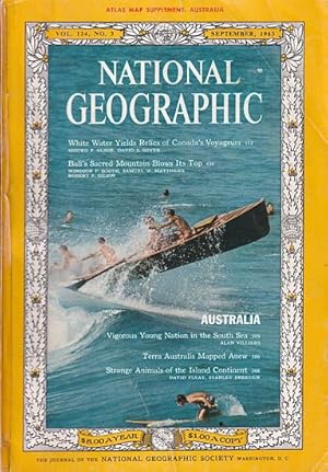 Imagen del vendedor de AUSTRALIA: Vigorous Young Nation & Strange Animals of Australia [National Geographic Magazine - Volume 124, No.3, 1963] a la venta por Jean-Louis Boglio Maritime Books