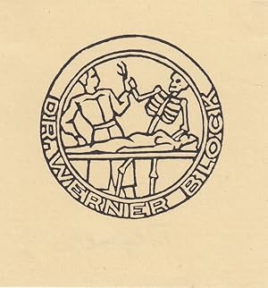 Seller image for Dr. Werner Block. Arzt und Tod, um Patienten streitend. for sale by Antiquariat  Braun