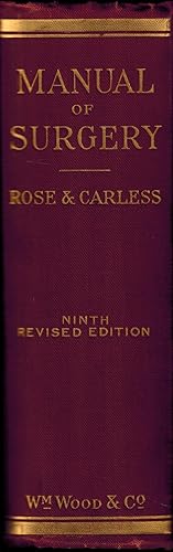 Rose and Carless's Manual of Surgery for Students and Practitioners - Ninth Edition