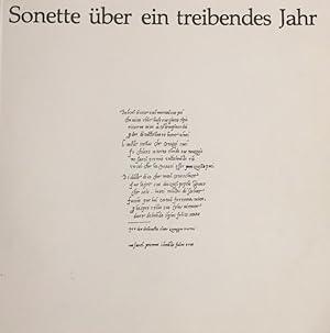 Bild des Verkufers fr Sonette ber ein treibendes Jahr. Dokumentation. zum Verkauf von Antiquariat J. Hnteler