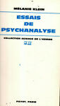 Image du vendeur pour Essais de psychanalyse mis en vente par Messinissa libri