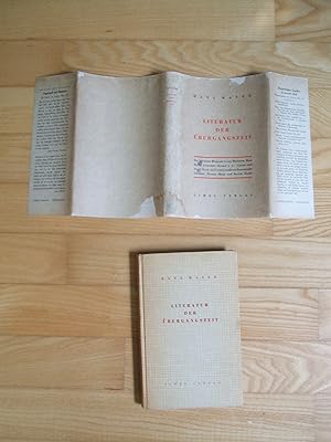 Literatur der Übergangszeit. Essays