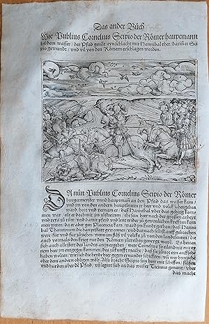 Seller image for Livius Roemische Historien Original Leaf Woodcut (111) Folio - 1530 for sale by raremapexchange