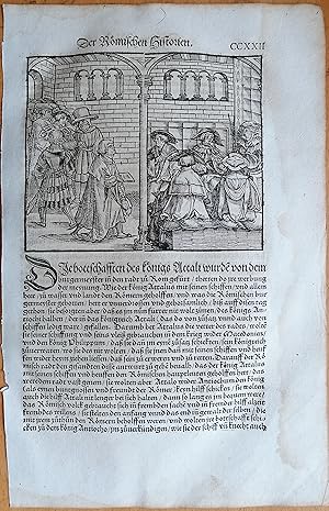 Seller image for Livius Roemische Historien Original Leaf Woodcut (222) Folio - 1530 for sale by raremapexchange
