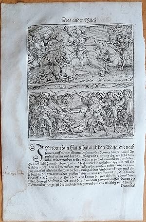 Seller image for Livius Roemische Historien Original Leaf Woodcut (139) Folio - 1530 for sale by raremapexchange