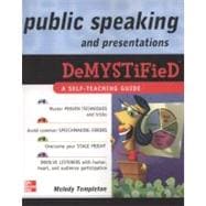 Imagen del vendedor de Public Speaking and Presentations Demystified a la venta por eCampus