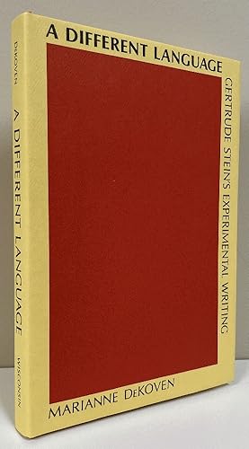 Seller image for A Different Language: Gertrude Stein's Experimental Writing for sale by Chaparral Books