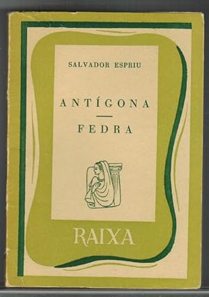 Seller image for Antgona / Fedra. for sale by La Librera, Iberoamerikan. Buchhandlung