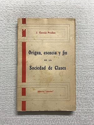 Immagine del venditore per Origen, esencia y fin de la sociedad de clases venduto da Campbell Llibres