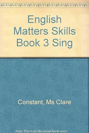 Image du vendeur pour Engl Matt Skills Bk 3 Sing (English Matters) mis en vente par WeBuyBooks