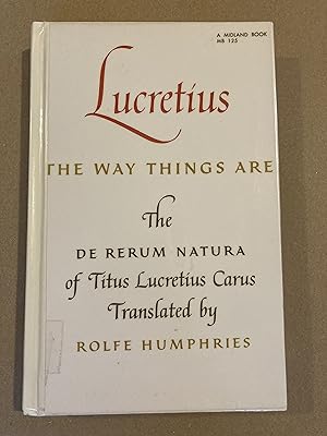 the way things are lucretius the way things are lucretius