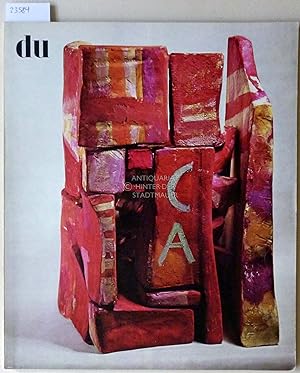 du. Kulturelle Monatsschrift, 30. Jahrgang, April 1970.