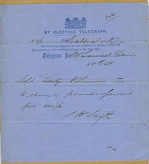 Early Ballarat Telegram regarding Shares in a Gold Mining operation