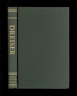 Seller image for Theodore Dreiser by F. O. Matthiessen, Published by William Sloane Associates in The American Men of Letters Series, New York 1951, Later Unstated Printing. Hardcover Format. OP for sale by Brothertown Books
