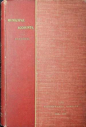 Imagen del vendedor de Municipal Accounts a la venta por Stanley Louis Remarkable Books