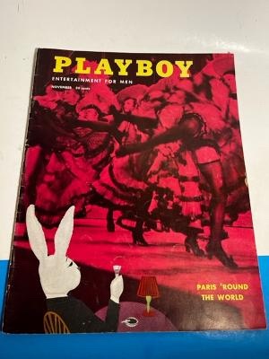 Seller image for PLAYBOY MAGAZINE; NOVEMBER 1954 VOL. 1 NO. 12 COMPLETE WITH CENTERFOLD (1st Year Issue) for sale by Abound Book Company