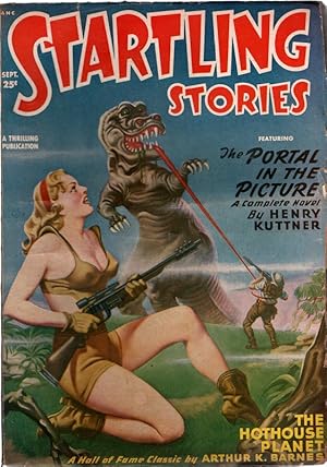 Startling Stories, September, 1949. Featuring The Portal In The Picture, A complete Novel by Henr...