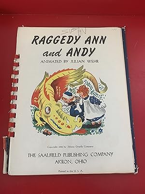 Imagen del vendedor de Raggedy Ann and Andy with Animated Pop up sliding Illustrations a la venta por Ocean Tango Books