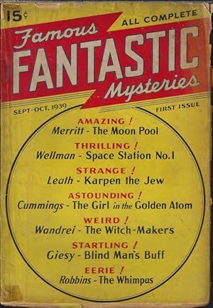 Seller image for FAMOUS FANTASTIC MYSTERIES: September, Sept. - October, Oct. 1939 for sale by Books from the Crypt