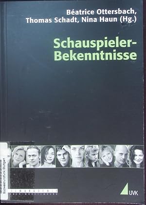 Bild des Verkufers fr Schauspieler-Bekenntnisse. zum Verkauf von Antiquariat Bookfarm