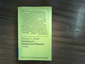 Bild des Verkufers fr Einleitung in Talmud und Midrasch. zum Verkauf von Antiquariat Bookfarm
