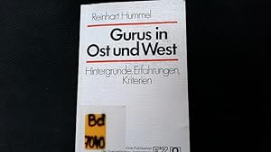 Image du vendeur pour Gurus in Ost und West. Hintergrnde, Erfahrungen, Kriterien. mis en vente par Antiquariat Bookfarm
